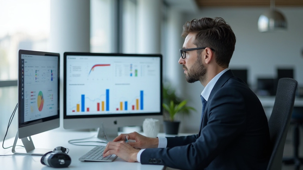 Экран компьютера с открытым интерфейсом Google Ads, показывающим аналитику кампаний