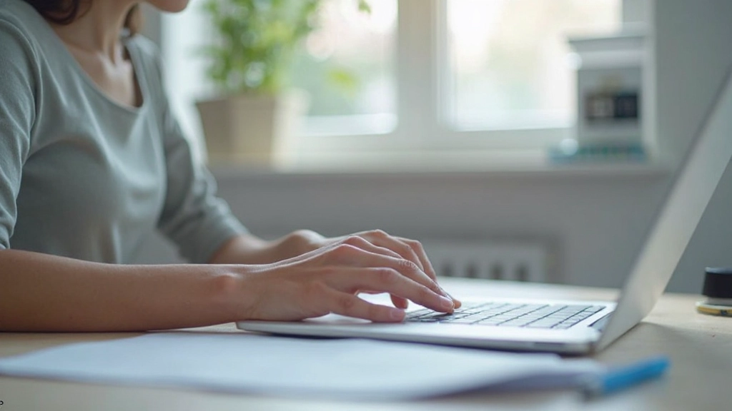 Профессиональное фото человека сосредоточенно работающего с информацией на ноутбуке