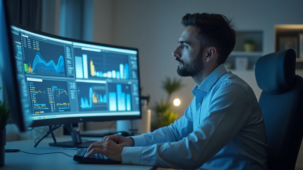 Профессионал быстро читает документы за столом